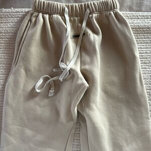 Essentials Sweatpants - Men’s Small cream color